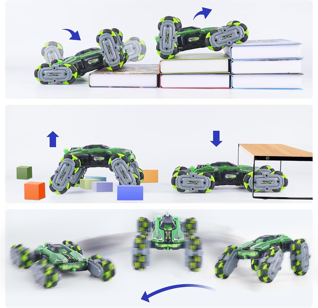 NEXBOX Juguetes de coche de control remoto 8WD para niños, camión d...