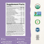 Garden of Life Vitaminas Prenatales para Mujeres, Folato Orgánico p...