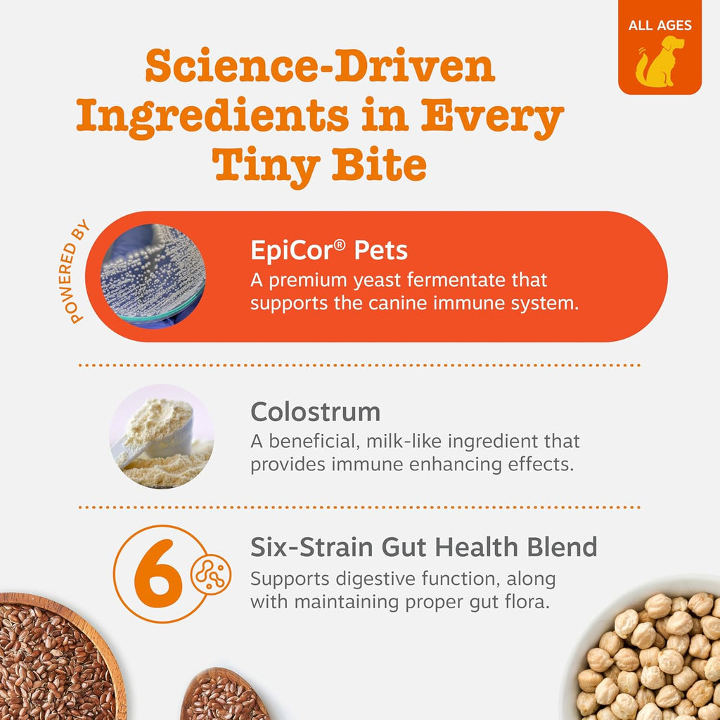 Zesty Paws Allergy Immune Bites - Masticables para alergias para pe...