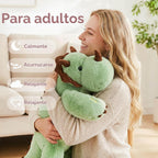 Niuniu Daddy - Almohada de peluche con peso de dinosaurio para niño...