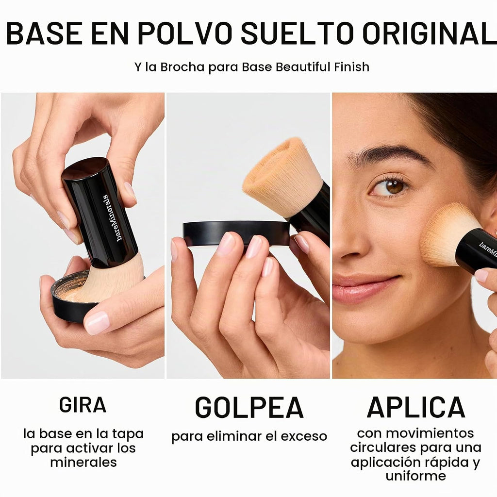 bareMinerals Base de maquillaje original en polvo suelto SPF 15, ma...