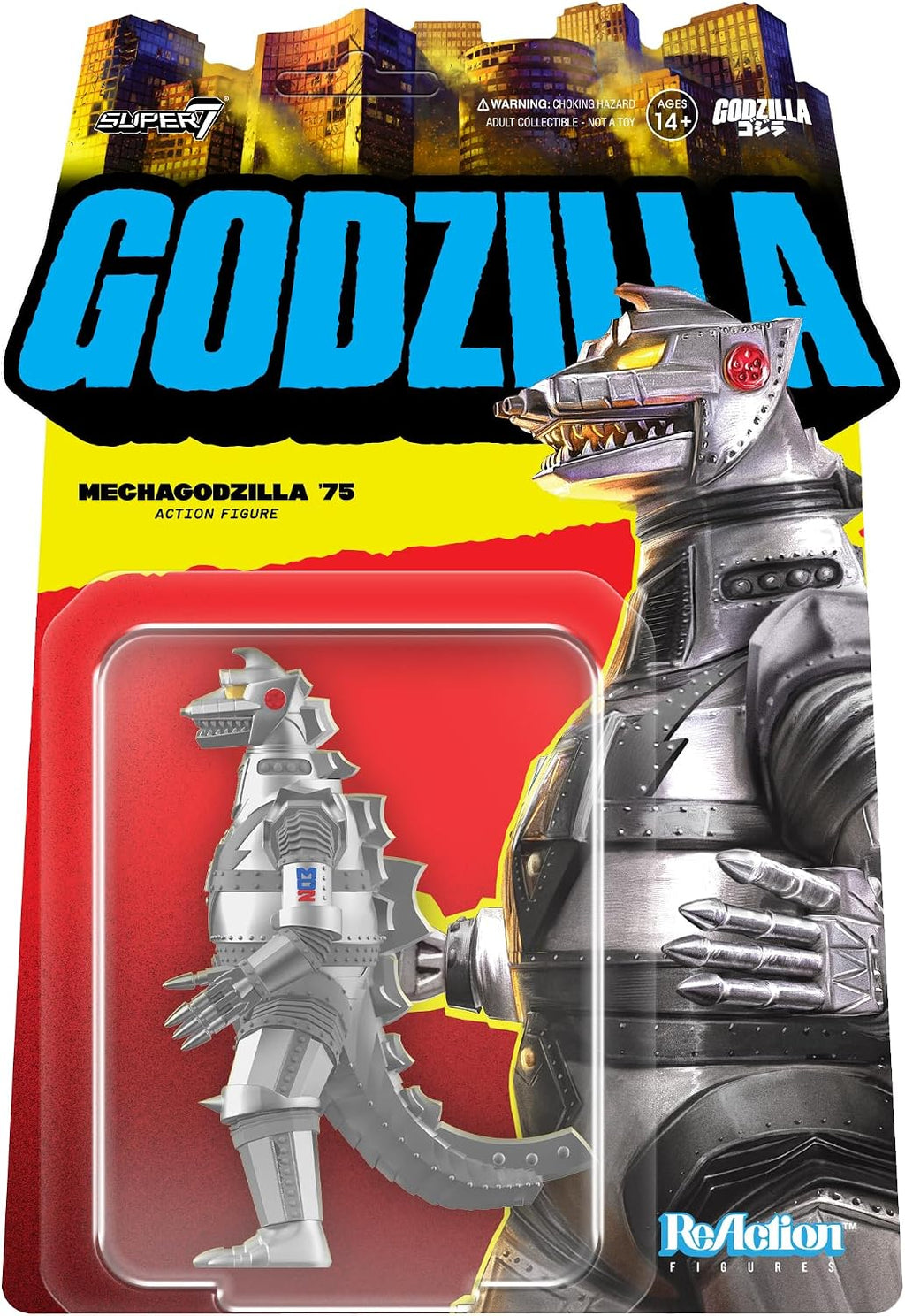 Super7 Toho Mechagodzilla '75 - Figura de acción de 3.75 pulgadas