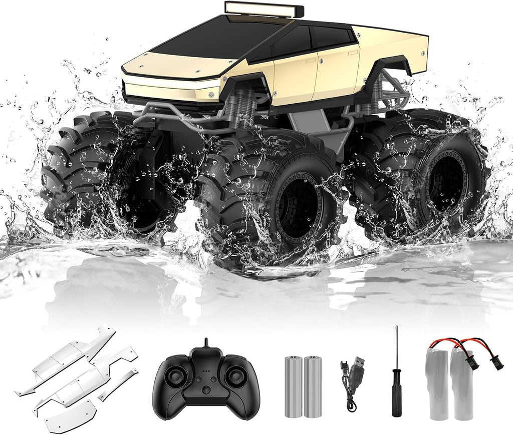 Coche de control remoto para niños, 1:18 Monster Trucks Juguetes An...