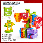 JOYIN 10 piezas de robots de números, robots numéricos, juguetes de...