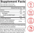 Force Factor Gomitas de monohidrato de creatina, certificado NSF |...