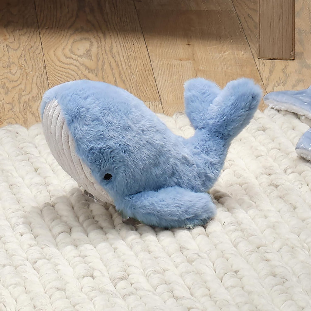 Lambs &amp; Ivy Bubbles &amp; Squirt Peluche Suave de Ballena Azul...