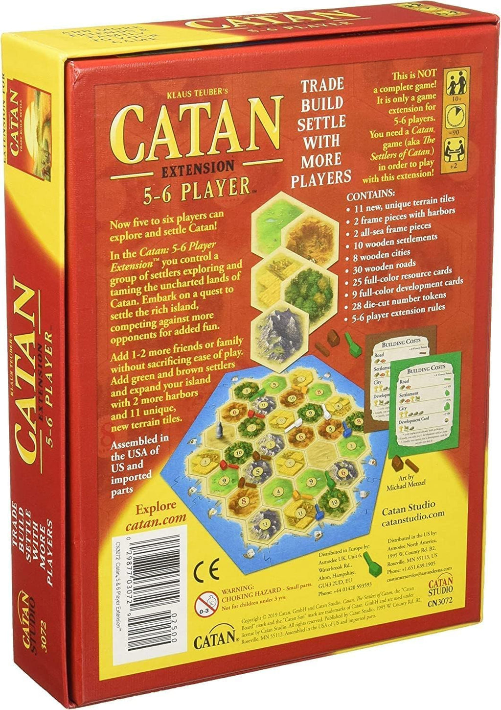 Catan Extensión, 5-6 jugadores, 5ta edición
