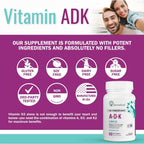 NatureGenX ADK Suplemento vitamínico \u2013 Salud ósea mejorada con...