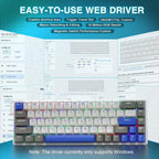 AULA WIN68 HE MAX - Teclado de Juegos con Efecto Hall y Interruptor...