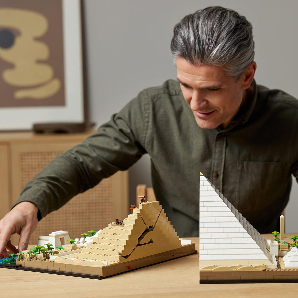 LEGO Architecture Gran Pirámide de Giza Set 21058, Kit de Construcc...
