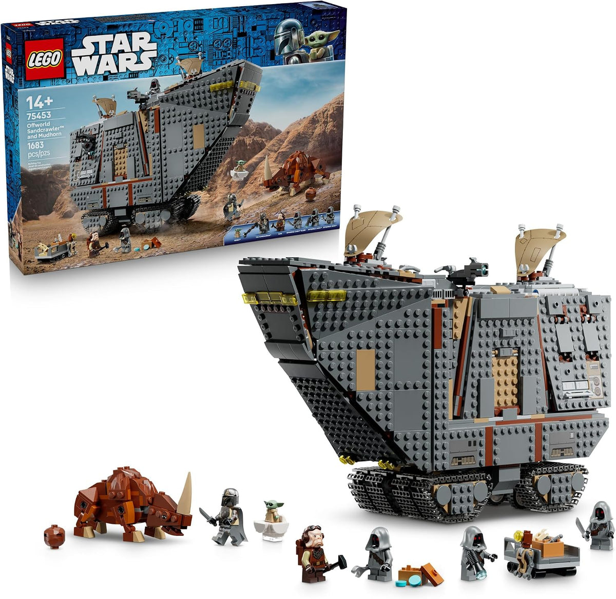 LEGO Star Wars Offworld Sandcrawler y Mudhorn 75453 | Juguete de co...