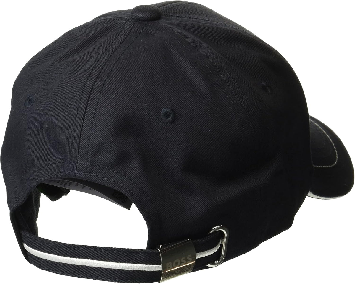 Gorra de sarga con logotipo audaz de BOSS para hombre