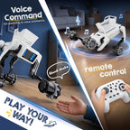 Perro robot inteligente con canasta, más de 30 acciones programable...