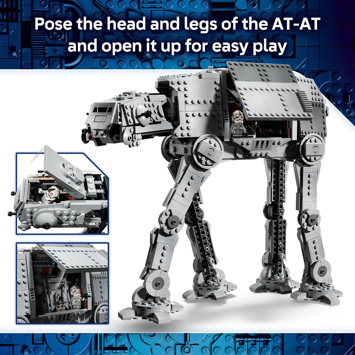 LEGO Remanente imperial de Star Wars AT-AT con INT-4 75454 | Juguet...