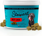 Golosinas de hígado de res para perros Stewart, 2 oz, ~45 piezas, c...