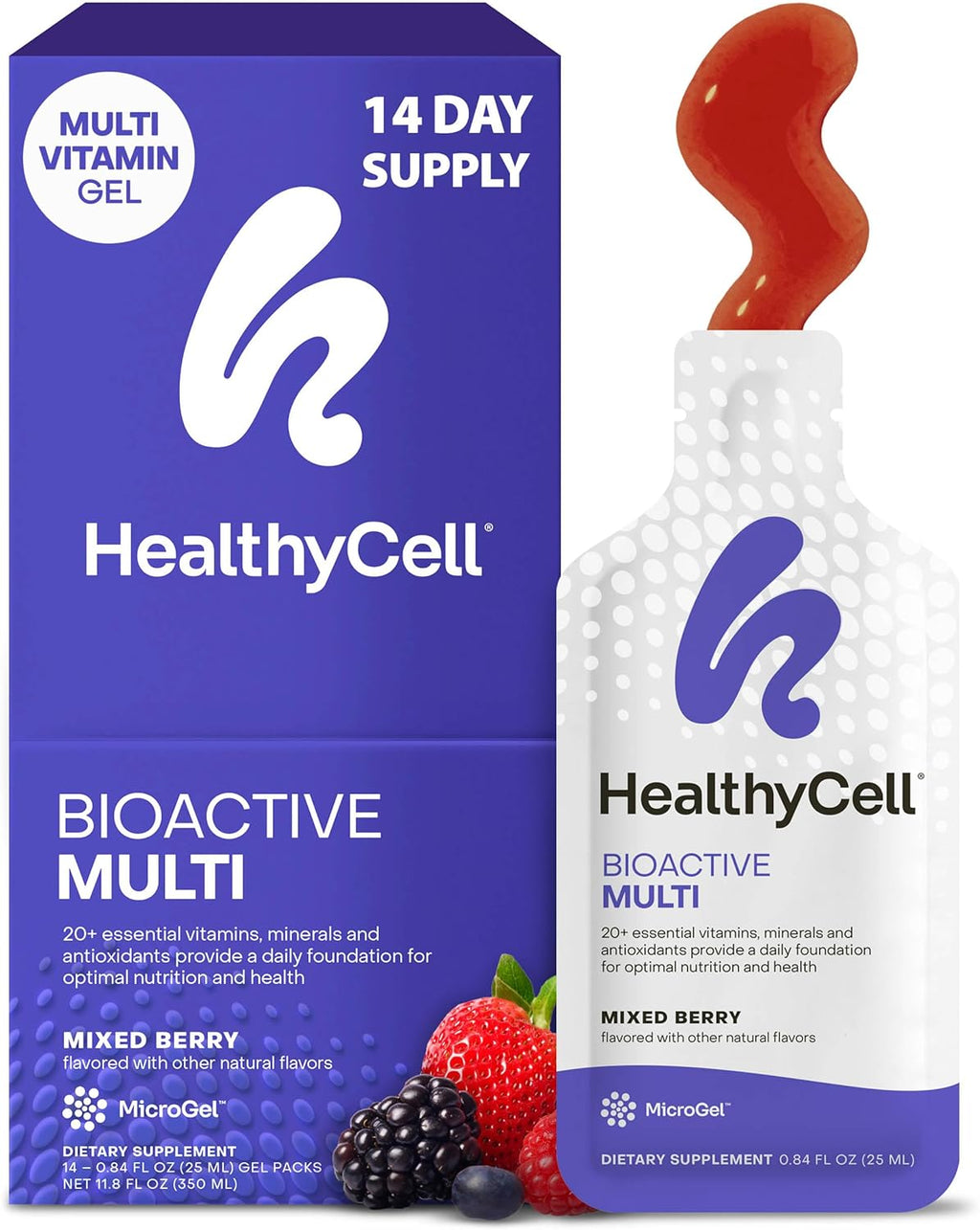 HealthyCell Bioactive Multi - Multivitamínico líquido diario para h...