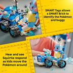 LEGO Pokémon SMART Play: Aventura en buggy del entrenador con Squir...