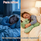 Niuniu Daddy - Almohada de peluche con peso de dinosaurio para niño...