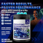 Gomitas de monohidrato de creatina certificadas por NSF para hombre...