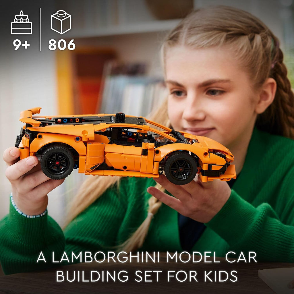LEGO Technic Lamborghini Huracán Tecnica Orange Toy Cars \u2013 Jug...