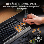 Razer BlackWidow V4 75% Teclado mecánico para juegos, interruptores...
