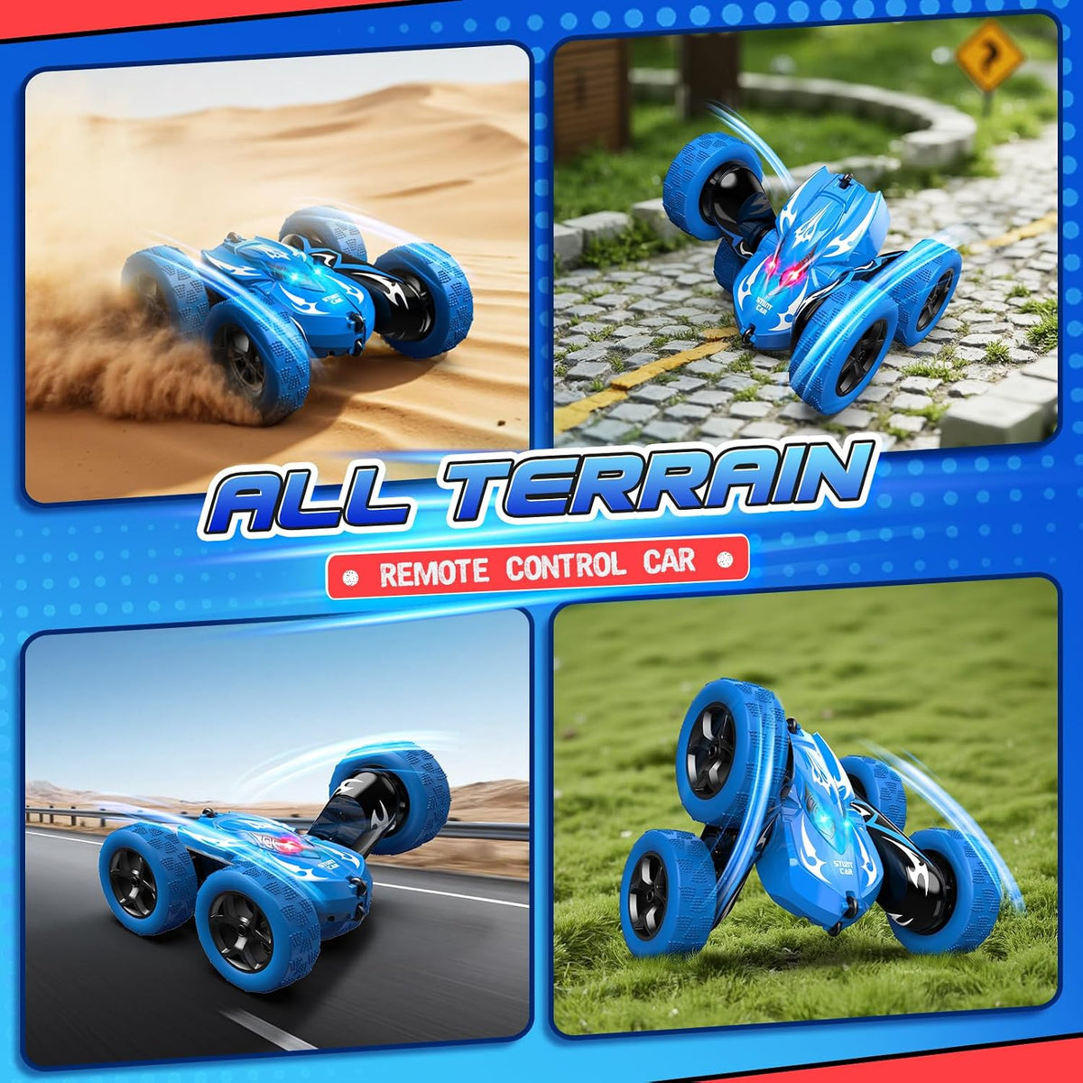 Excitobo Auto a control remoto, autos RC para niños de 4 5 6 7 8 9...