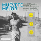 CON-CRET Creatina HCl en polvo para mujeres y hombres, crema de nar...