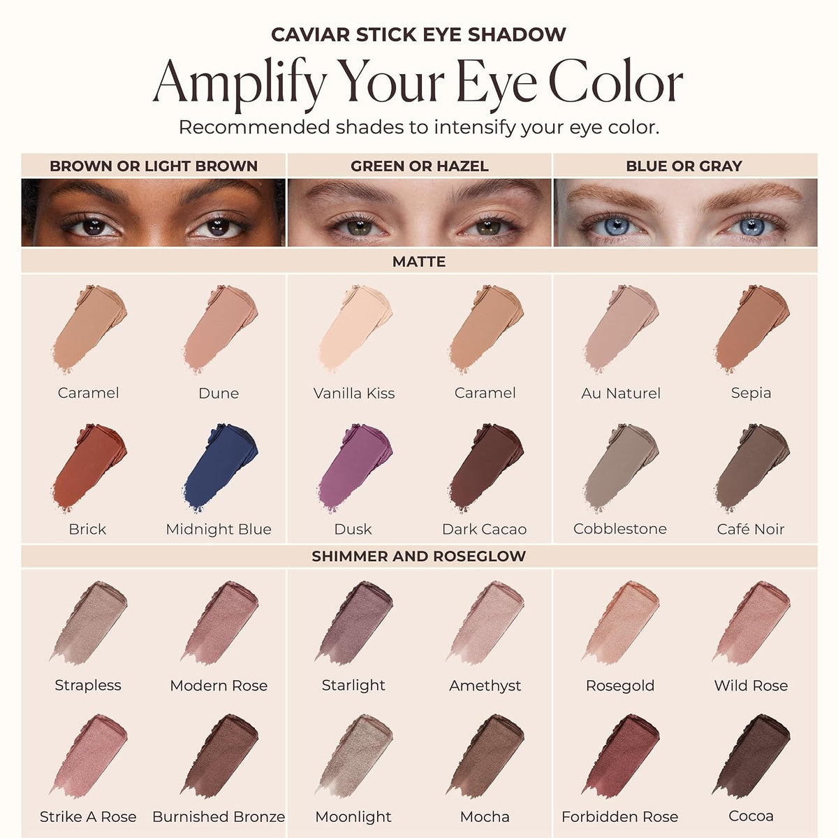 Laura Mercier Caviar Stick Sombra de ojos con ácido hialurónico | C...