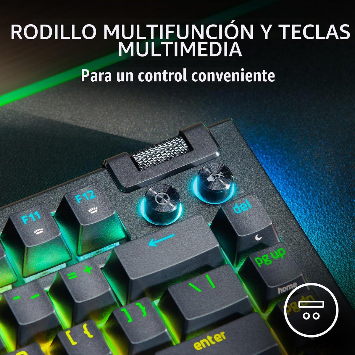 Razer BlackWidow V4 75% Teclado mecánico para juegos, interruptores...