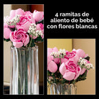 LEGO Botanicals 10374 - Ramo de rosas artificiales, bloques de cons...