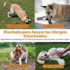 Masticables para aliviar la alergia en perros de Zesty Paws, probió...