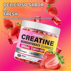 eterlower - Gomitas de creatina para mujer, 5000 mg, complejo + col...