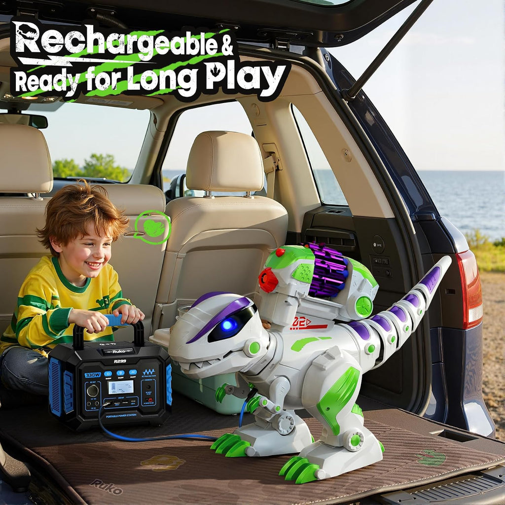 Ruko 8809 Juguetes de dinosaurio para niños, gran T-Rex de control...
