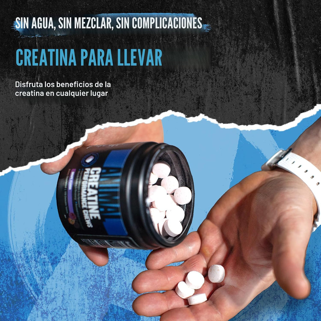 Animal Gomitas de Creatina \u2013 Tabletas masticables mejoradas de...