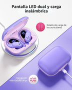 PocBuds Auriculares Bluetooth inalámbricos 80 horas de reproducción...