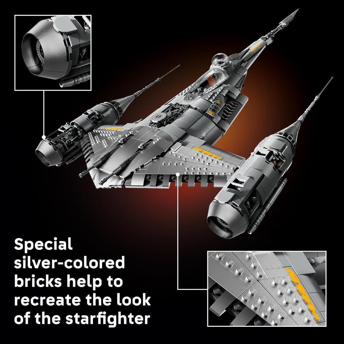 LEGO Star Wars Caza Estelar N-1 del Mandaloriano 75442 | Juego de c...