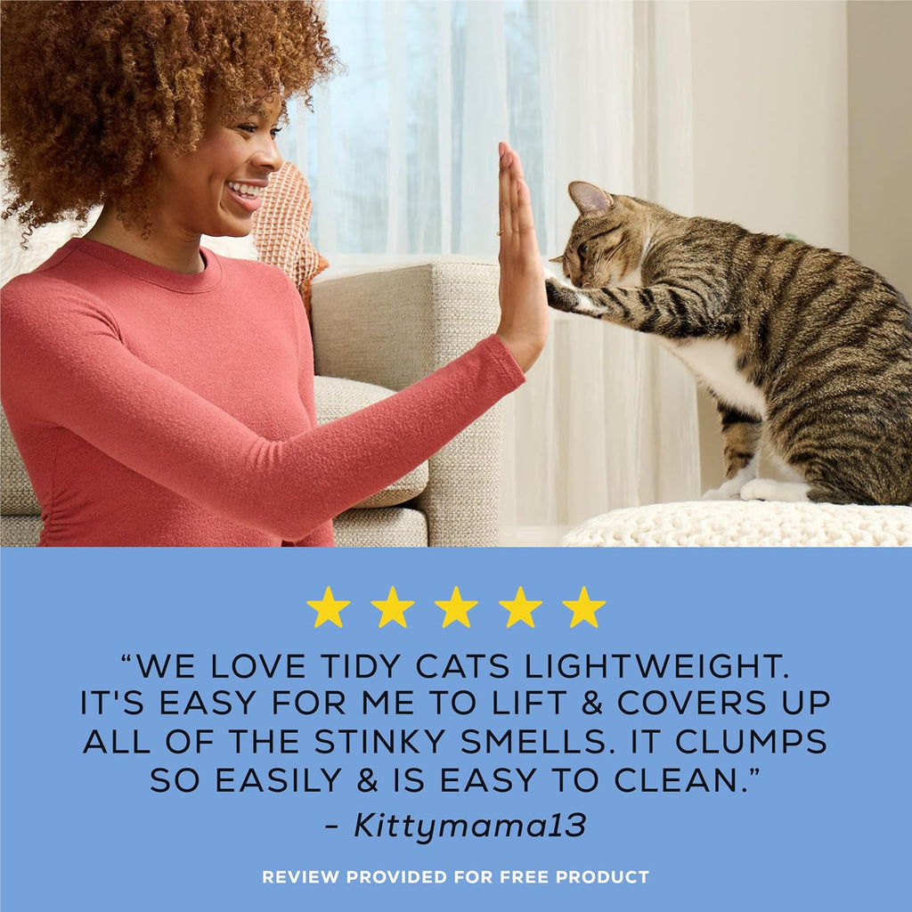 Purina Tidy Cats - Arena para gatos ligera, libre y limpia, sin per...