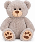 LotFancy Teddy Bear - Peluche de peluche suave de 20.0 in, color gr...