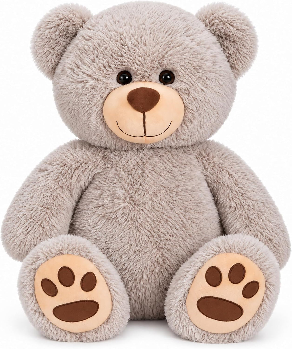 LotFancy Teddy Bear - Peluche de peluche suave de 20.0 in, color gr...