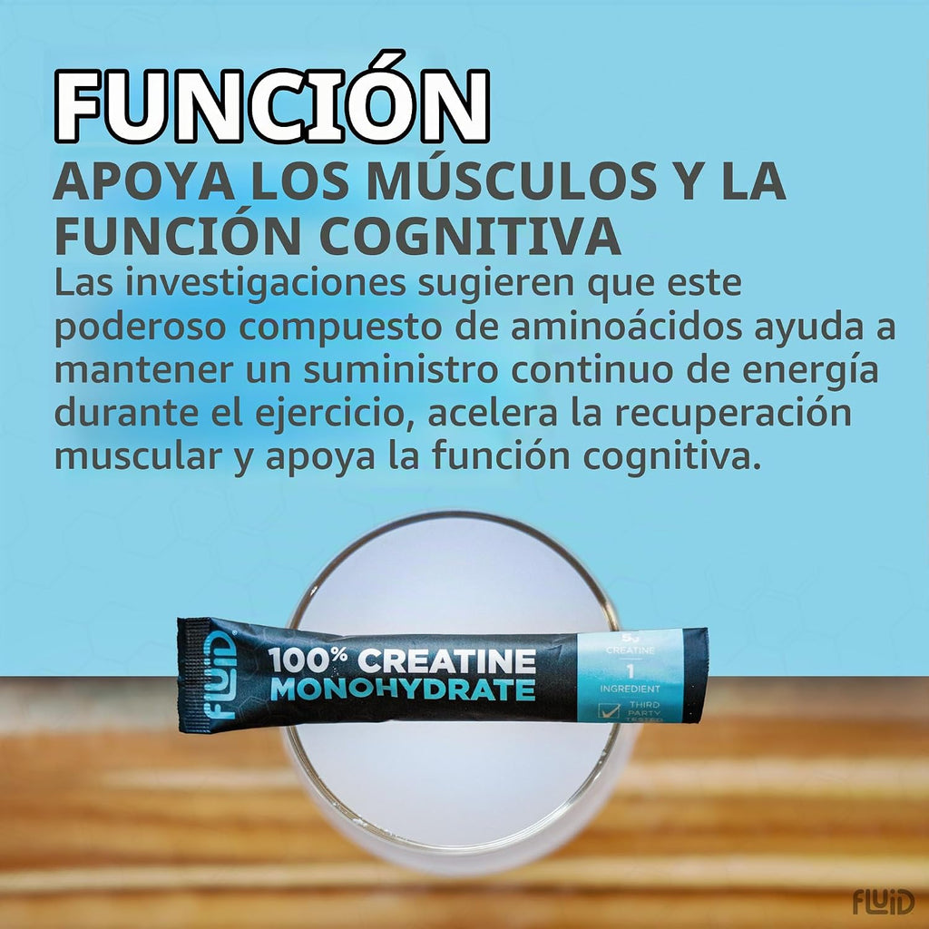 Creatina fluida: certificación deportiva informada | Polvo de monoh...