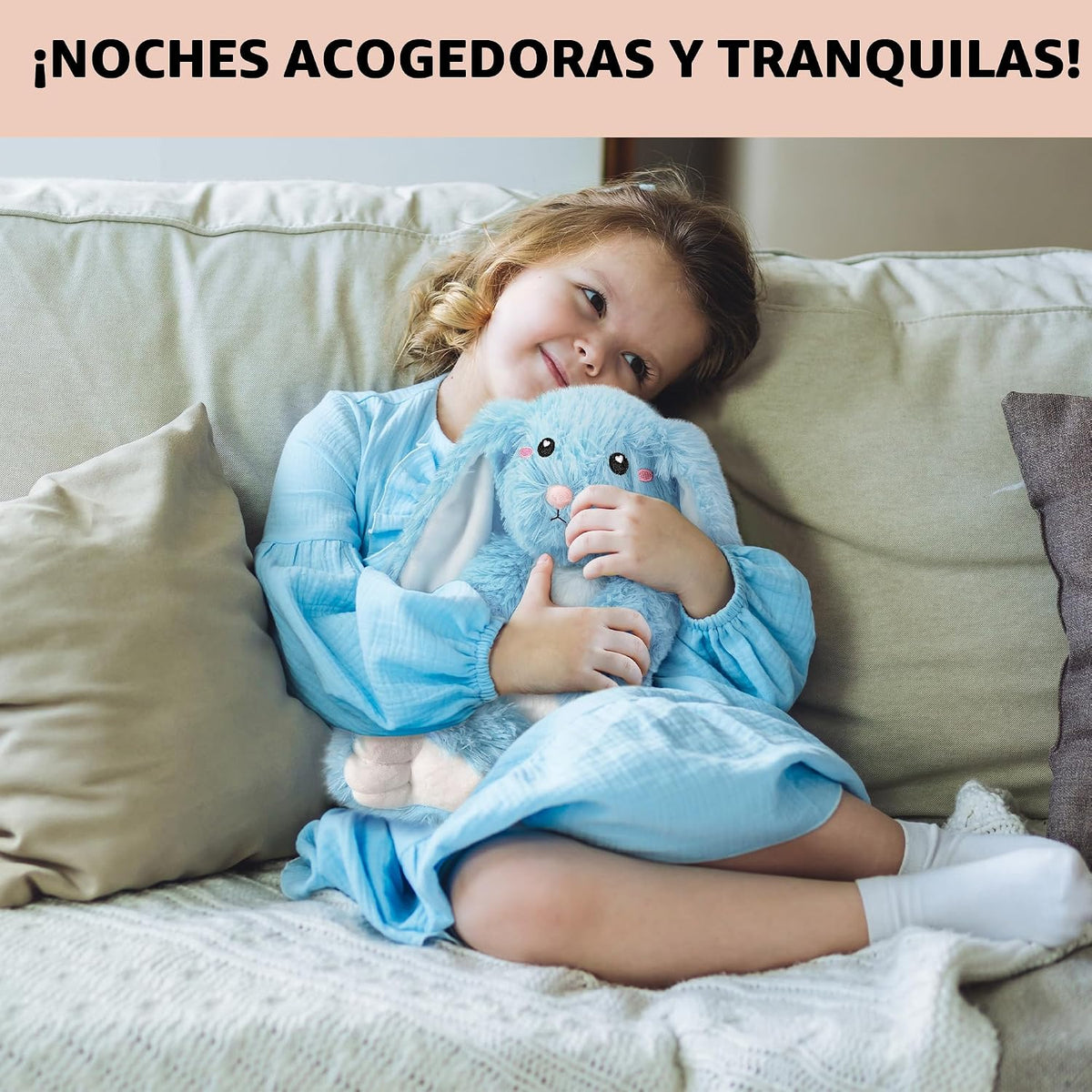 Conejos Microondables y con Peso De Felpa - Almohadilla Térmica Sin...
