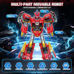 QUANTUM HEROES DINOSTER Robot Blaze Bolt 2 en 1: más de 30 juntas,...