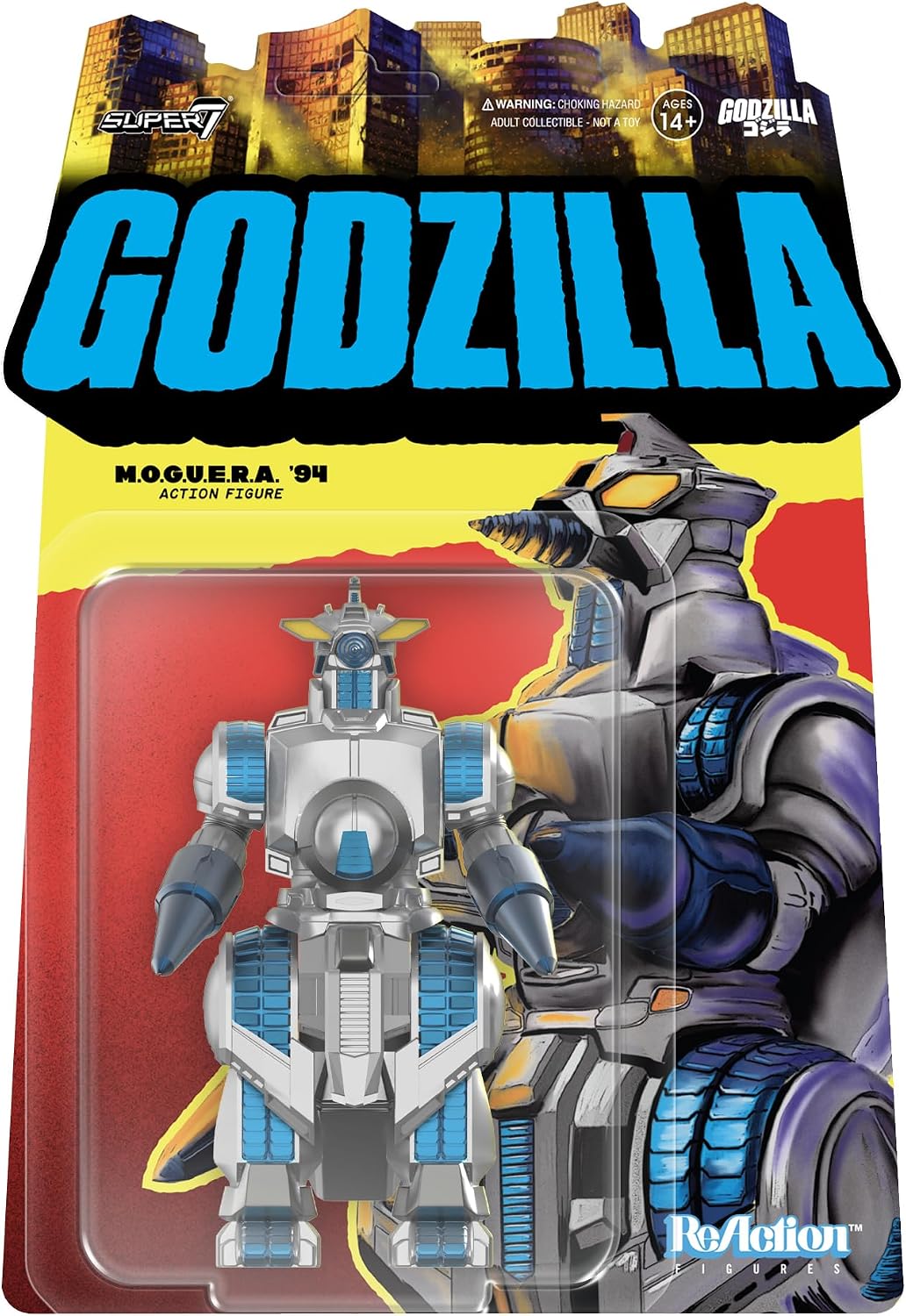 Figura de reacción Super7 Toho Godzilla M.O.G.U.E.R.A. - Figura de...