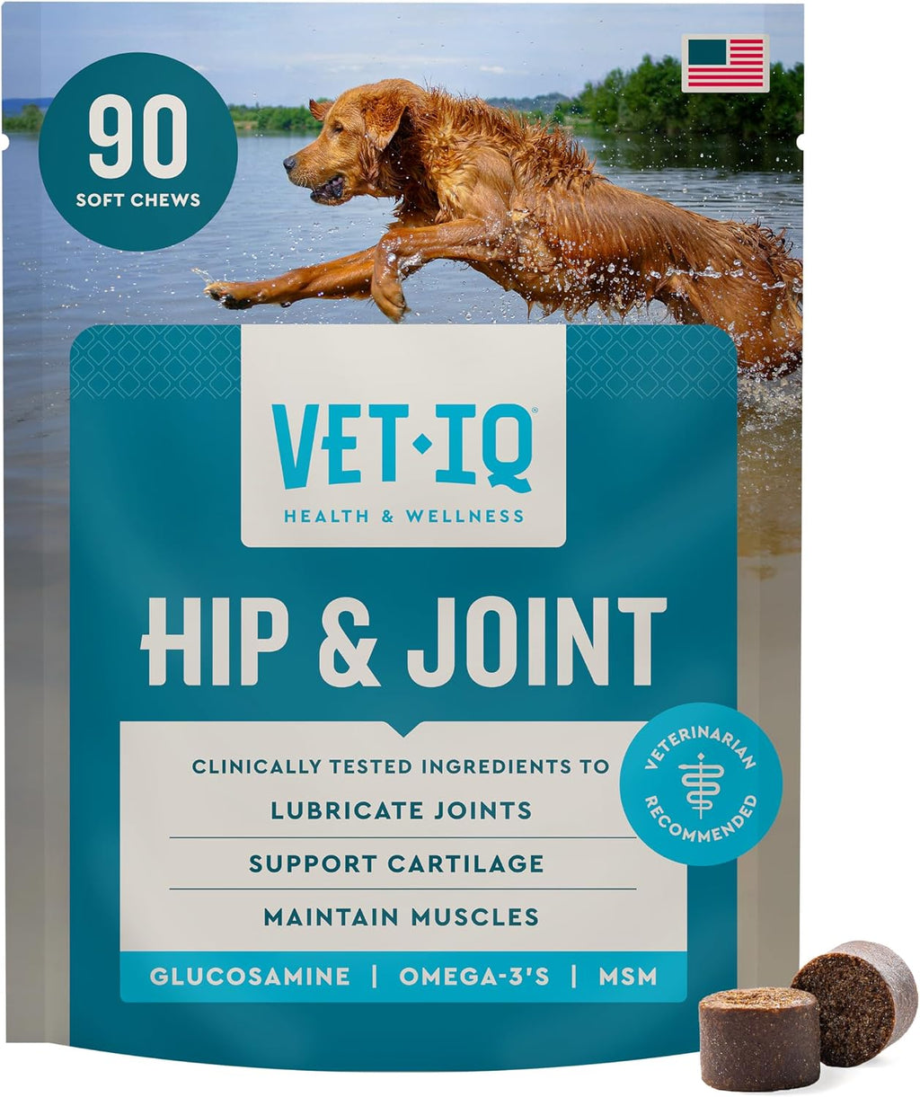 VetIQ Masticables de cadera y articulaciones de fuerza máxima para...