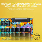 Teclado mecánico para juegos Razer BlackWidow V4 X, edición Pokémon...