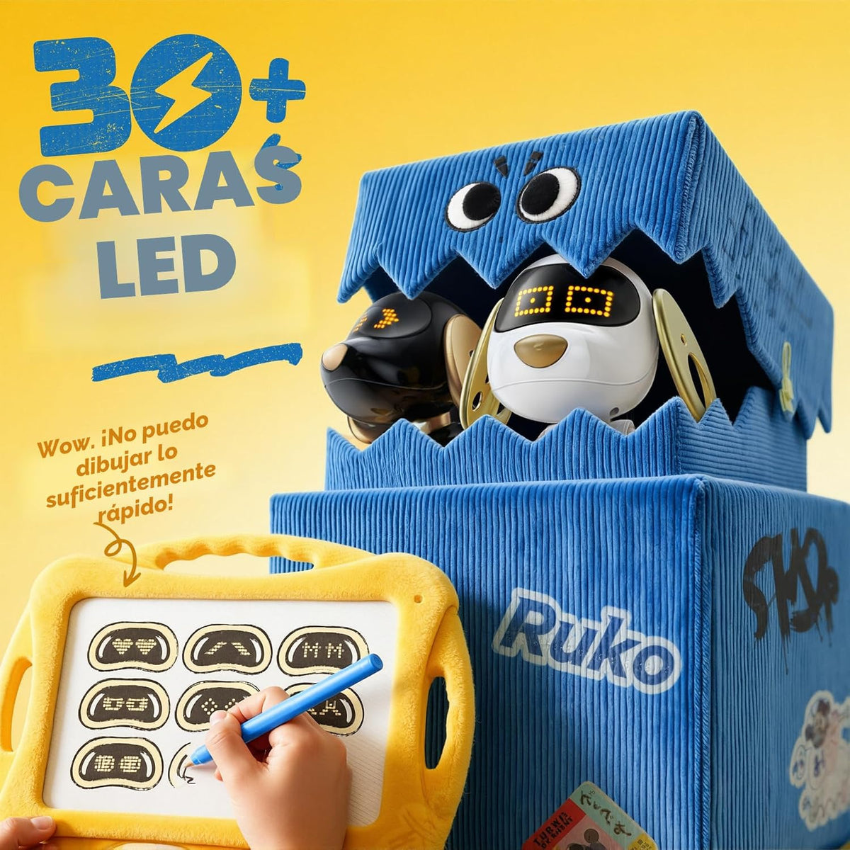 Ruko 18011 Robot Perro Inteligente, Interactivo Cachorro Mascota co...