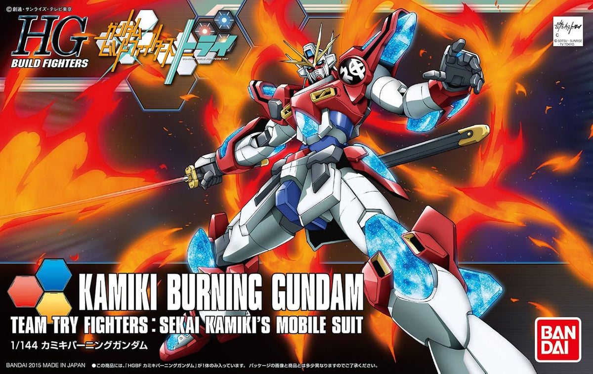 Figura de acción Bandai Tamashii Nations HGBF 1\/144 Kamiki Burning...