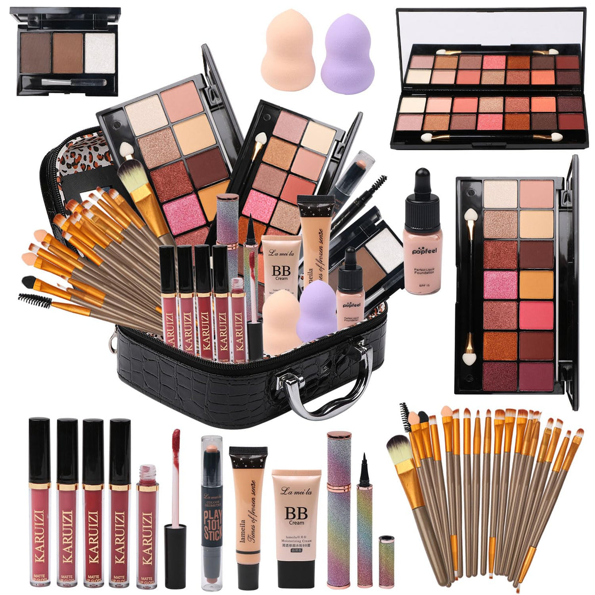 MTDXILTAI Kit de maquillaje todo en uno para bolsa de almacenamient...