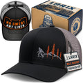 LARIX Trucker Hat Men - Gorra Snapback con parte trasera de malla t...