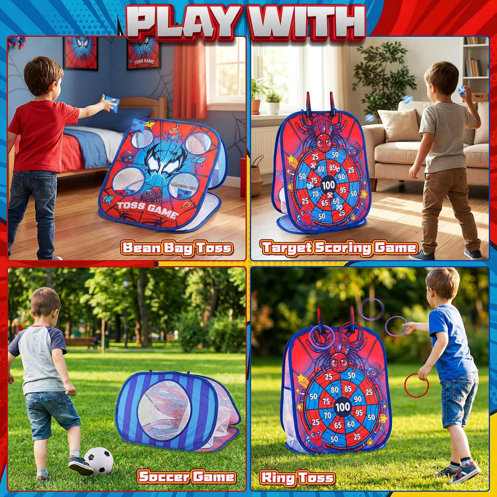 Juego de lanzamiento de puf para niños – Tablero Cornhole juguetes...